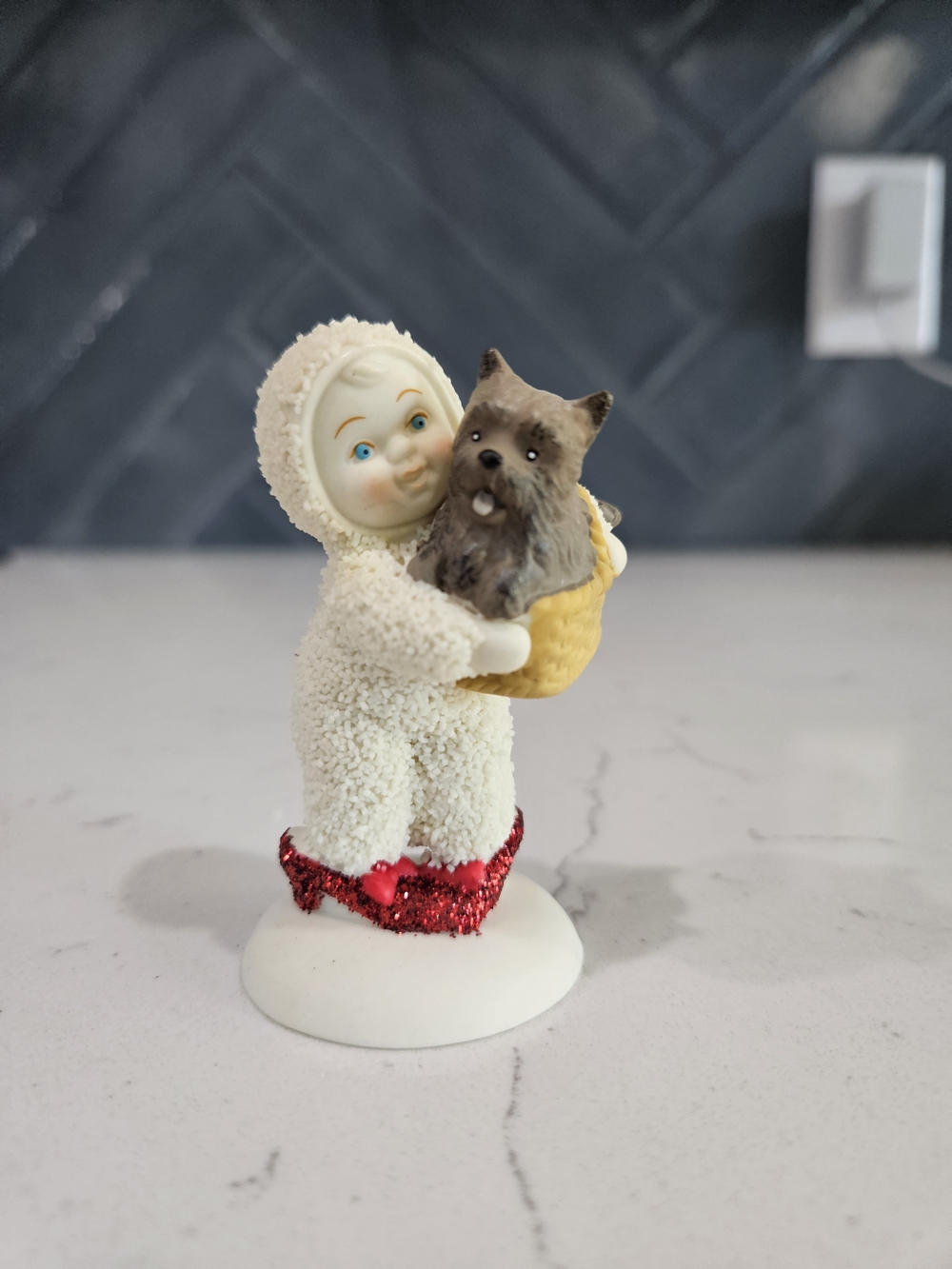 Vintage Department 56 Snowbabies Wizard Of Oz "No Place Like Home"